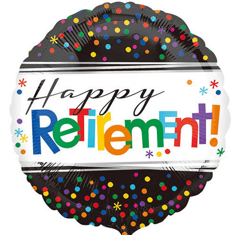 Happy Retirement Foil Balloon (17")