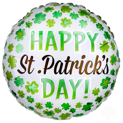 St Patrick's Day Foil Balloon (17")
