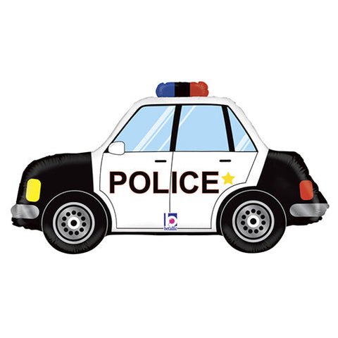 Police Car Supershape Foil Balloon (31")