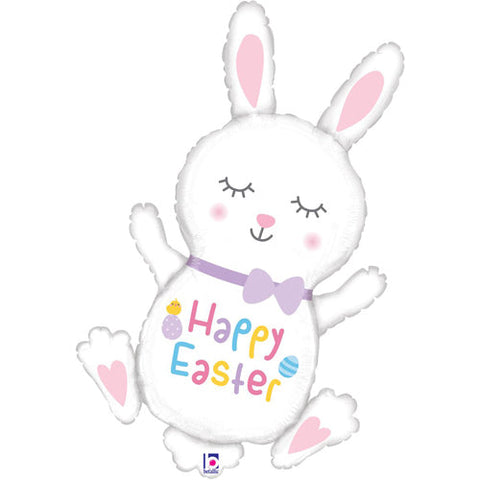 Easter: Hoppy Easter Bunny Foil Balloon (38")