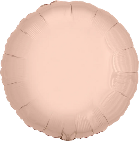 Rose Gold Round Foil Balloon (18")