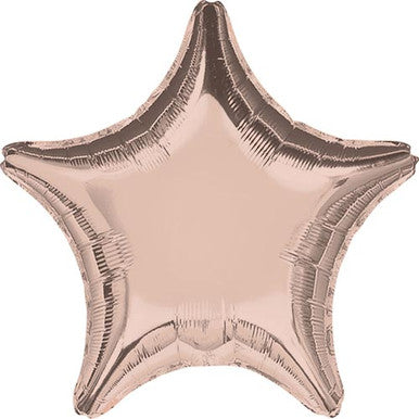 Rose Gold Star Foil Balloon (18")