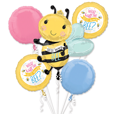 What Will It Bee - 5 Balloon Foil Bouquet