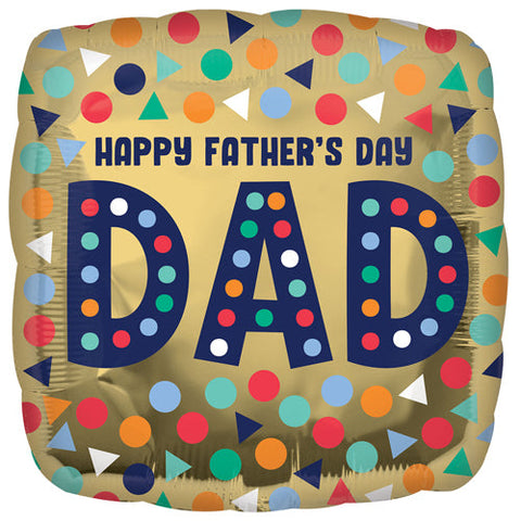 Father's Day Square Foil Balloon (18")