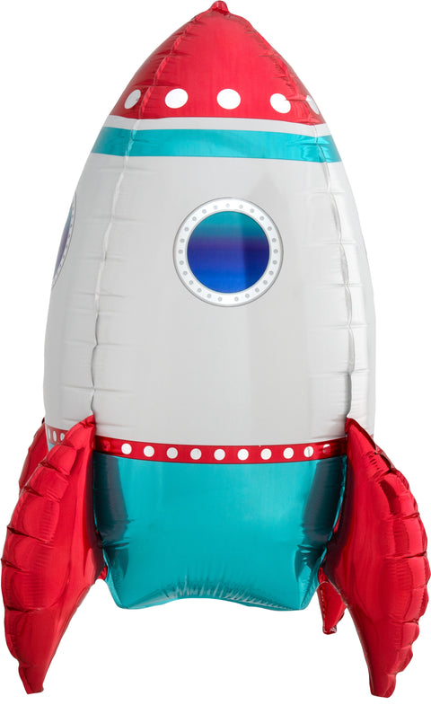 Rocket Ship Multi Foil Balloon (21")