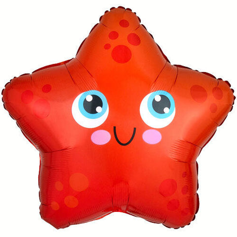 Star Fish Foil Balloon (17")