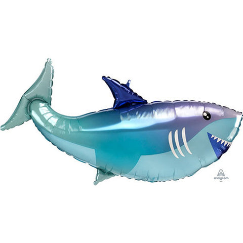 Shark Supershape Foil Balloon (38")