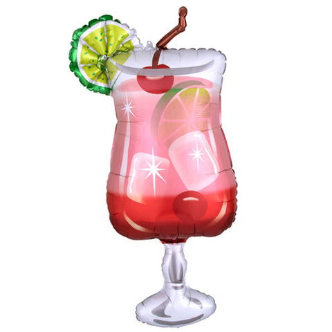Gin Fizz Drink - Supershape Foil Balloon (37")