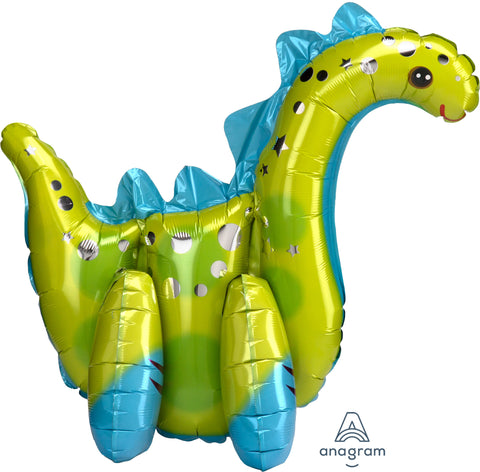 Brontosaurus Dinosaur Multi-Foil Balloon (23")