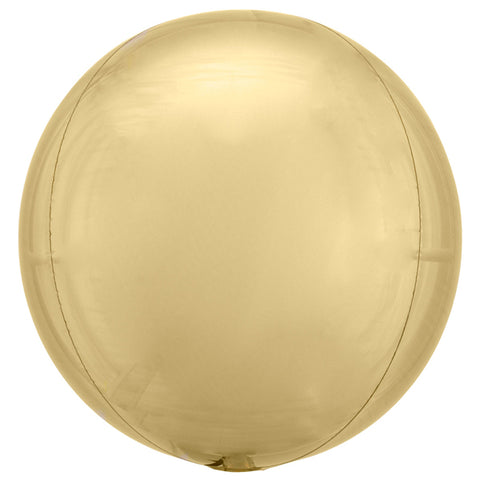 Orbz White Gold Foil Balloon (16")