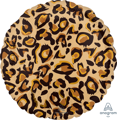 Leopard Print Animalz Foil Balloon (18")