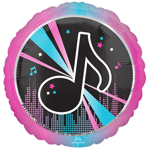Internet Famous Music Note Foil Balloon (28")