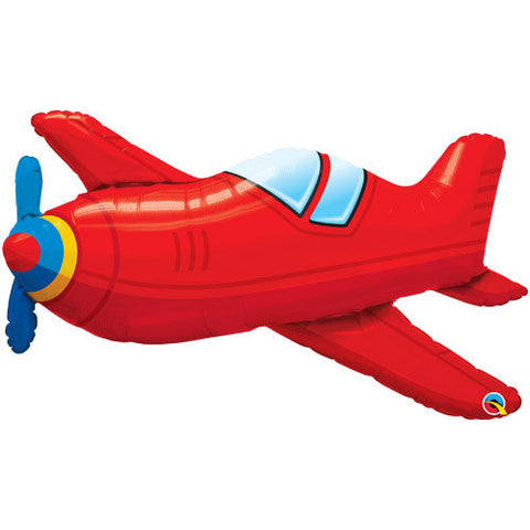 Vintage Aeroplane Supershape Foil Balloon (36")