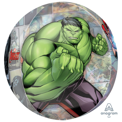 Avengers Clear Orbz Foil Balloon (16")