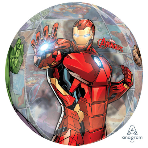 Avengers Clear Orbz Foil Balloon (16")