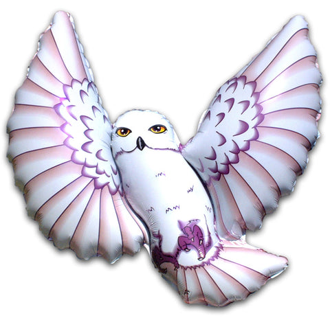 Snowy Owl Supershape Foil Balloon (38")