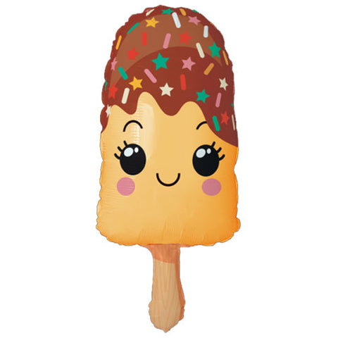 Yellow Ice Cream Lolly - Supershape Foil Balloon (33")