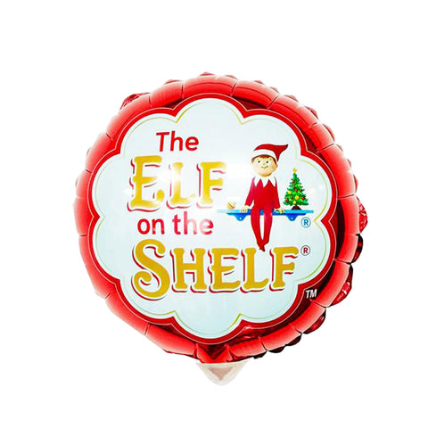 Elf On The Shelf Round Mini Foil Balloon (9" inflated)