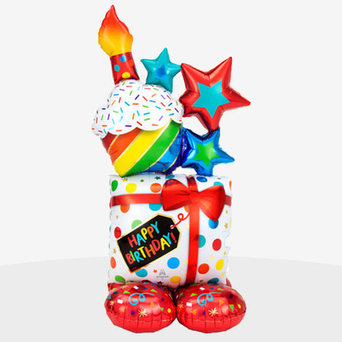Airloonz Birthday Icons Foil Balloon (55")