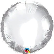 Chrome Silver Round Foil Balloon (18")