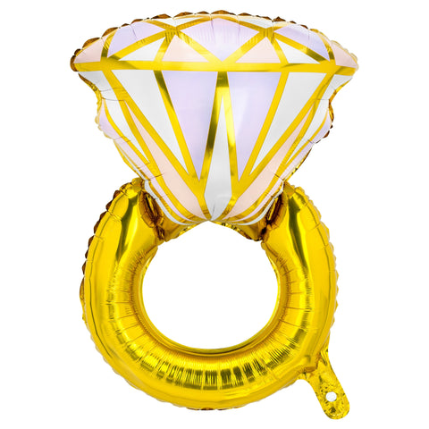 Gold Ring Foil Balloon (37")