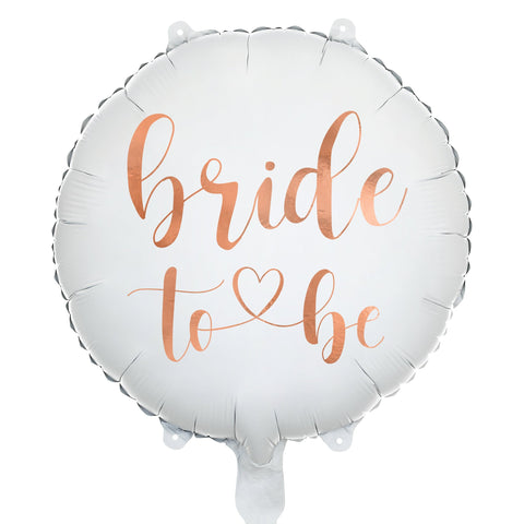 Bride To Be Rose Gold Script Foil Balloon (18")