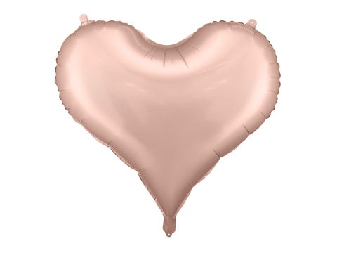 Party Deco Rose Gold Heart Foil Balloon (20.5")