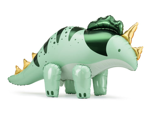 Green Triceratops Foil Balloon (36")
