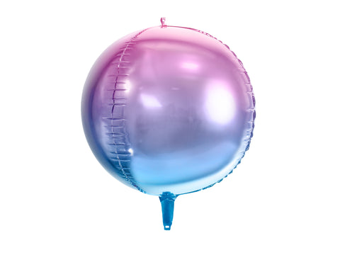 Party Deco Ombre Purple Foil Ball Balloon (16")