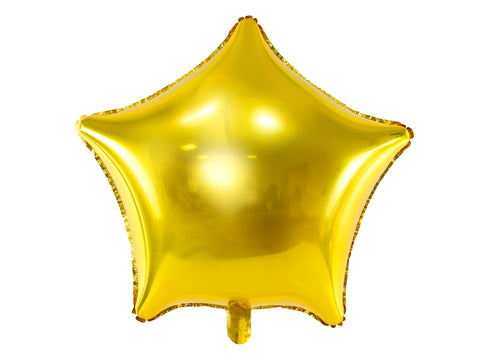 Party Deco Gold Star Foil Balloon (16")