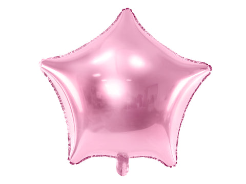 Party Deco Light Pink Star Foil Balloon (19")