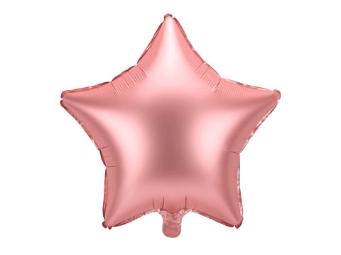 Party Deco Rose Gold Star Foil Balloon (19")