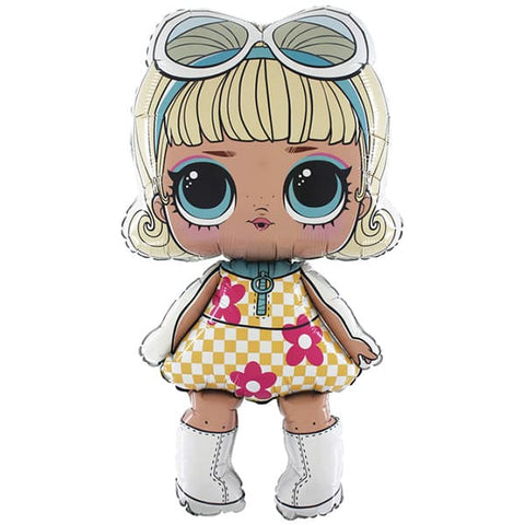 LOL Surprise Go Go Girl Supershape Foil Balloon