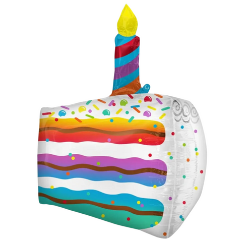 Cake Slice Foil Balloon (25")