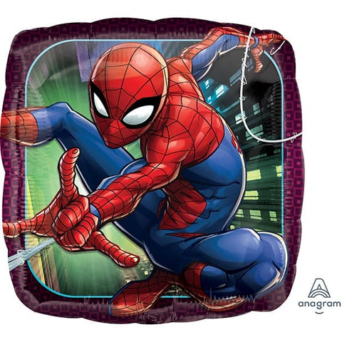 Spiderman Square Foil Balloon (18")