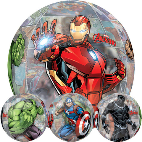 Avengers Clear Orbz Foil Balloon (16")