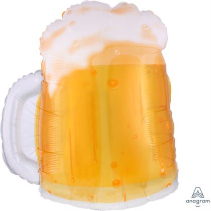 Beer Mug See-Thru Foil Balloon (23")