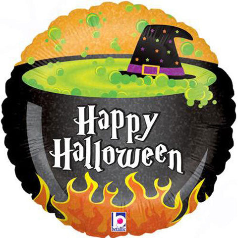 Halloween Cauldron Foil Balloon (18")