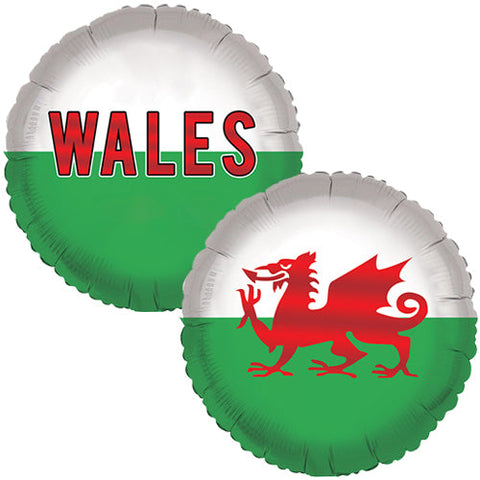 Wales Foil Balloon (18")