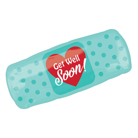 Blue Plaster Supershape Foil Balloon (29")