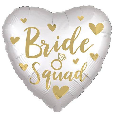 Bride Squad Luxe Heart Foil Balloon (18")