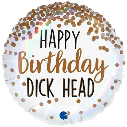 Happy Birthday D*ckhead Foil Balloon (18")