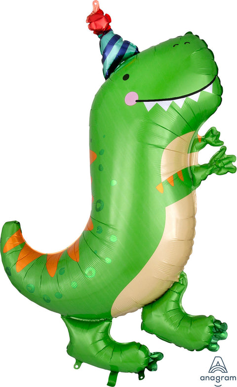Dinomite T-Rex - Supershape Foil Balloon (34")