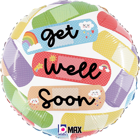 Get Well Soon Foil Balloon (18")