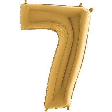 Grabo Gold Number 7 Foil Balloon (40")