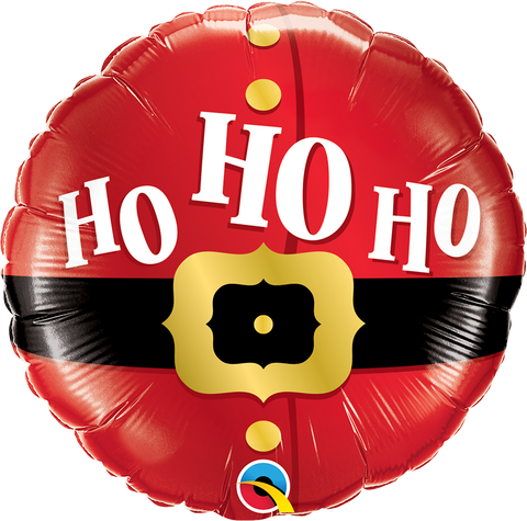 Ho Ho Ho Santas Belt Foil Balloon (18")