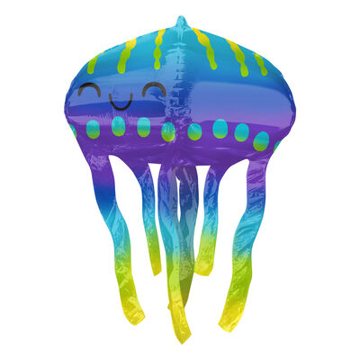 Smiling Jellyfish Foil Balloon (31")