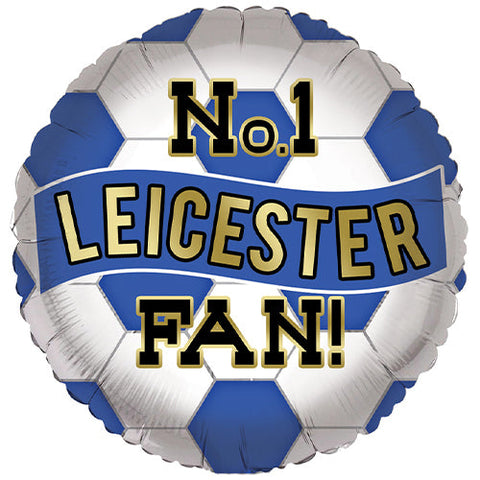 No.1 Leicester Fan Football Foil Balloon (18")