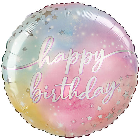 Luminous Birthday Jumbo Foil Balloon (28")