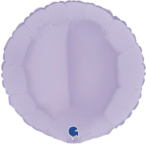 Matte Lilac Round Foil Balloon (18")